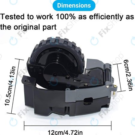 iRobot Roomba e-series, i-series, j-series - Kerék Motorral (Bal)