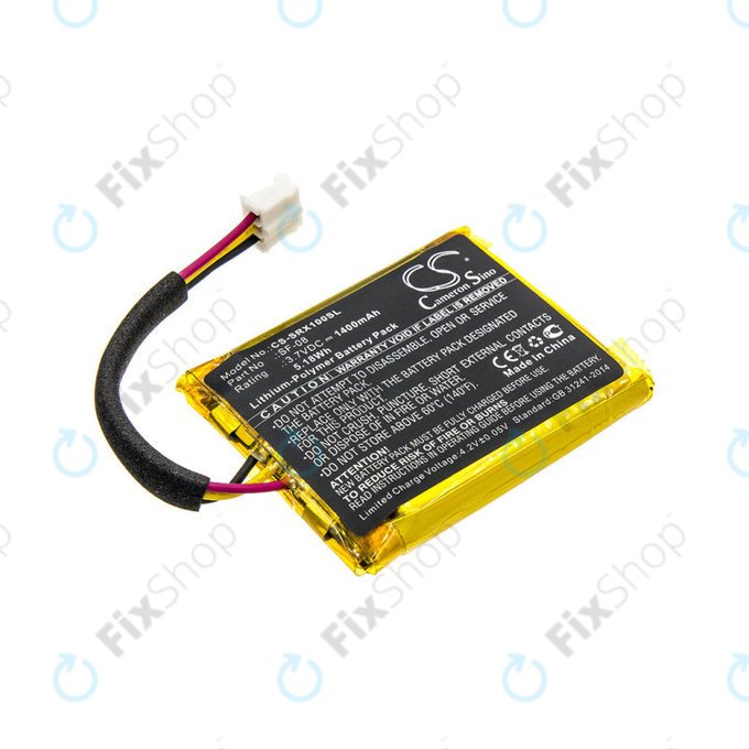 Akkumulátor Sony SRS-XB10, SRS-XB12, WH-L600, 1400mAh, Li-Pol, 3.7V, SF-08, HQ
