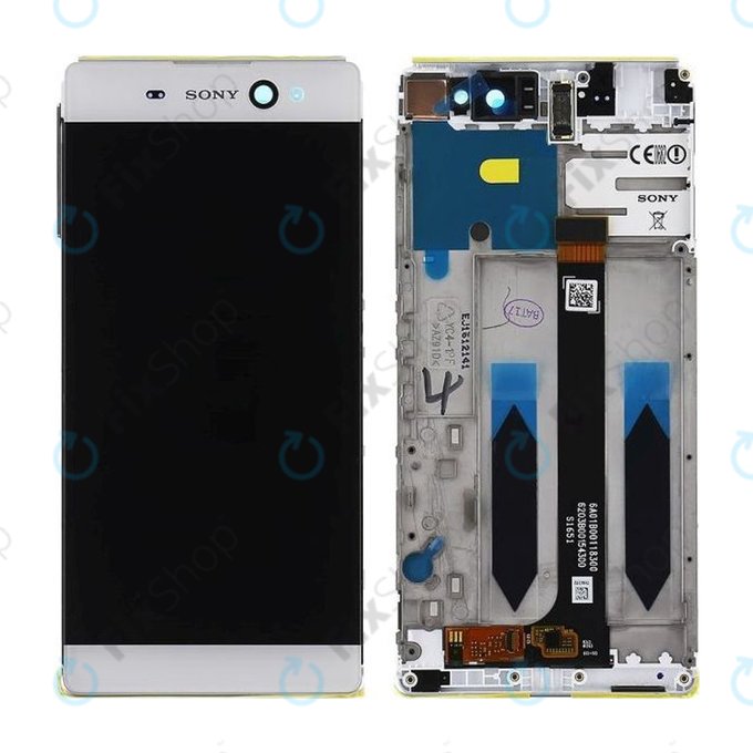 Sony Xperia XA Ultra F3211 - LCD Kijelző + Érintőüveg + Keret (White) - A/8CS-59290-0002, A/8CS-59290-0005 Genuine Service Pack