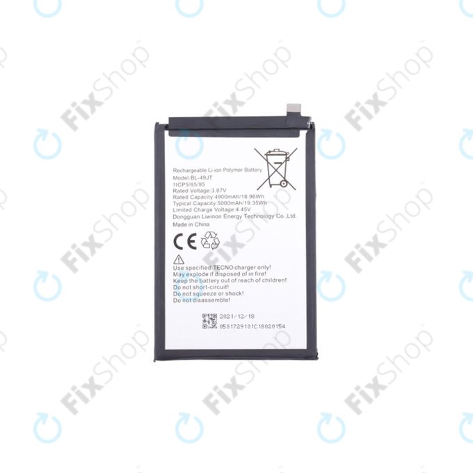 Tecno Spark 20 - Akkumulátor 5000mAh