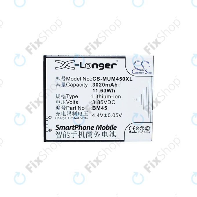 Xiaomi Note 2 Premium Edition - Akkumulátor BM45 3020mAh HQ