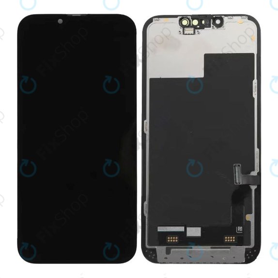 Kijelző In-Cell HD+ iPhone 13, Érintőüveg kerettel