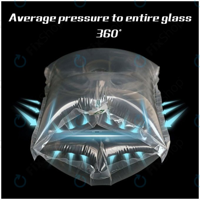 2UUL - Légprés telefon üveg-javításhoz (80 zseb)