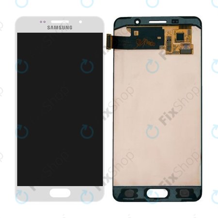 Samsung Galaxy A5 A510F (2016) - LCD Kijelző + Érintőüveg (White) - GH97-18250A Genuine Service Pack