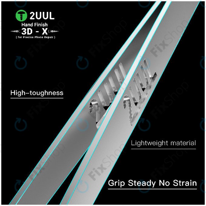 Precíziós csipesz, 3D-X kézi megmunkálású, 2UUL TW02