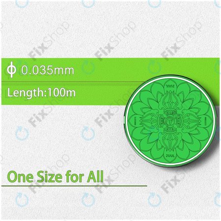 2UUL - Vajra Wire - Ultra Vékony Huzal (0.035mm x 100m) - 5db