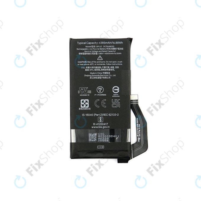Google Pixel 7a - Akkumulátor GP5JE 4385mAh - G949-00398-00 Genuine Service Pack