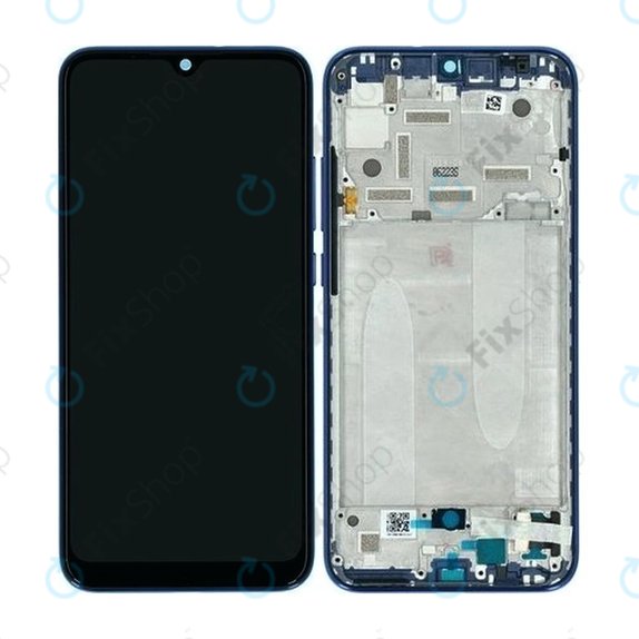 Xiaomi Mi A3 - LCD Kijelző + Érintőüveg + Keret (Not just Blue) - 5610100380B6 Genuine Service Pack