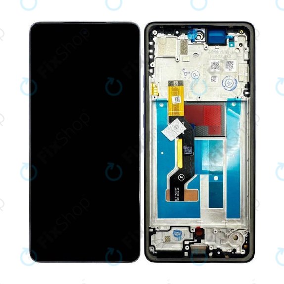 Kijelző Motorola Moto G86 5G, Érintőüveg kerettel, Spellbound, 5D68C30474, Genuine Service Pack