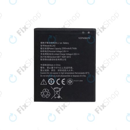 Lenovo A6000, Vibe C A2020 - Akkumulátor BL242 2300mAh