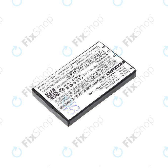 Akkumulátor Nintendo, 850mAh, Li-Ion, 3.7V, NTR-003, HQ