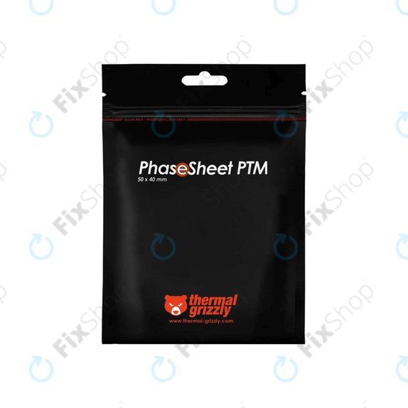 Hővezető lap 50x40x0,2mm, Thermal Grizzly PhaseSheet PTM