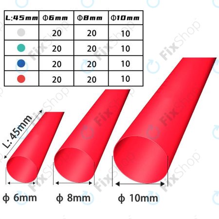 2UUL - Pre-Cut Heat Shrink Tubing Set (200db)