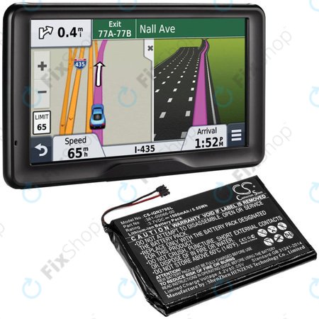 Akkumulátor Garmin Nüvi 2757, 1500mAh, Li-Ion, 3.7V, 361-00066-00, HQ