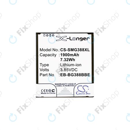Samsung Galaxy Xcover 3 G388F - Akkumulátor EB-BG388BBE 1900mAh HQ