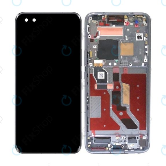 Honor Magic5 Pro PGT-N19 - LCD Kijelző + Érintőüveg + Keret (Black) OLED