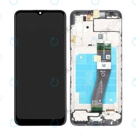 Samsung Galaxy A03s A037G - LCD Kijelző + Érintőüveg + Keret (EU) - GH81-21233A Genuine Service Pack