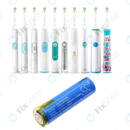 Akkumulátor Oral-B Genius X, Philips HX6100 Series, 800mAh, Li-Ion, 3.7V, 3000 040 83812, HQ