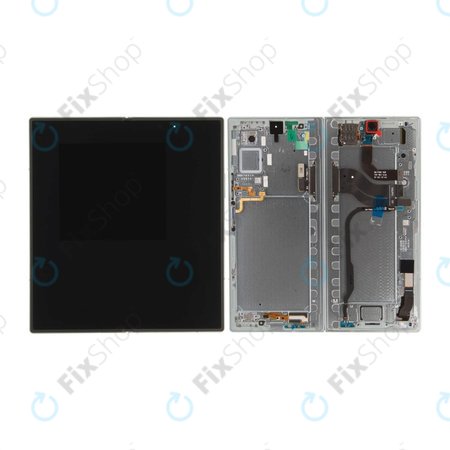 Samsung Galaxy Z Fold 7 F966B - LCD Kijelző + Érintőüveg + Keret (Mint) OLED