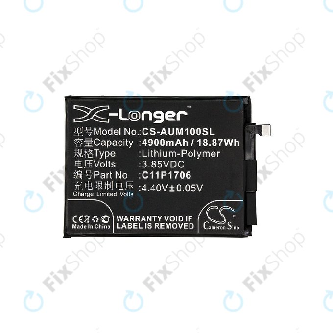 Akkumulátor Asus Zenfone Max Pro M1 ZB602KL, 4900mAh, Li-Pol, 3.85V, 0B200-02870200, HQ