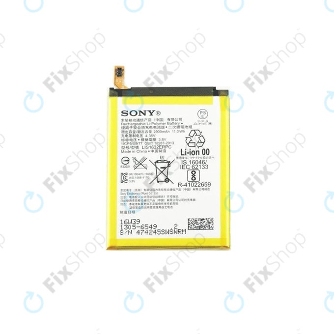 Sony Xperia XZ F8331 - Akkumulátor LIS1632ERPC 2900mAh - 1305-6549 Genuine Service Pack