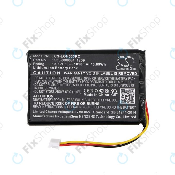 Akkumulátor Logitech Harmony Touch, Ultimate, 1050mAh, Li-Ion, 3.7V, 533-000083, HQ