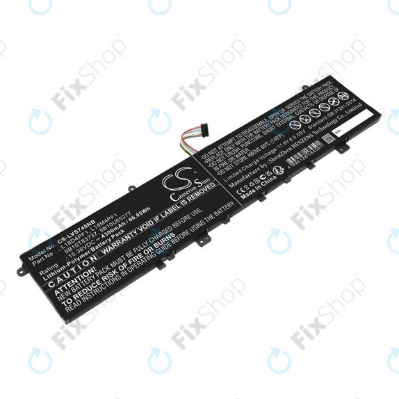 Akkumulátor Lenovo Yoga, 4300mAh, Li-Pol, 15.36V, L18D4PF1, HQ