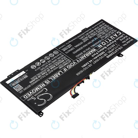 Akkumulátor Lenovo Air 14, Flex 6, Ideapad 530, Yoga 530, 5800mAh, Li-Pol, 7.68V, L17C4PB0, HQ