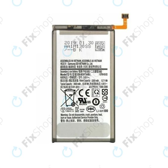 Samsung Galaxy S10 G973F - Akkumulátor EB-BG973ABU 3400mAh