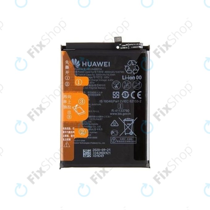 Huawei P Smart (2021) - Akkumulátor HB526488EEW 5000mAh - 24023342 Genuine Service Pack
