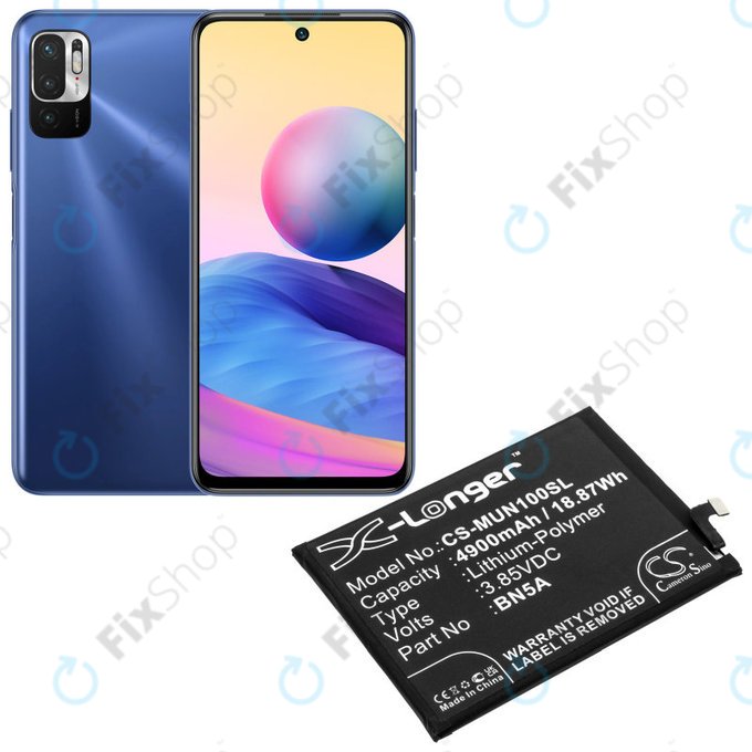 Xiaomi Poco M3 Pro, Redmi Note 10 - Akkumulátor BN5A 4900mAh HQ