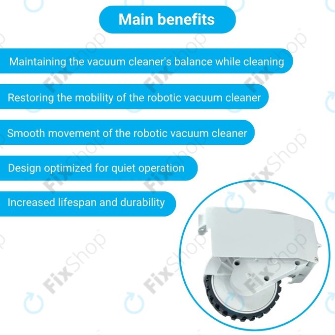 Roidmi EVE Plus - Kerék Motorral (Bal) (Fehér)