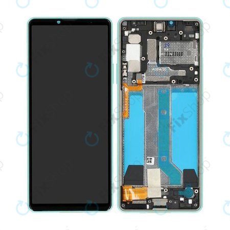 Sony Xperia 10 IV XQCC54 - LCD Kijelző + Érintőüveg + Keret (Mint) - A5047175A Genuine Service Pack