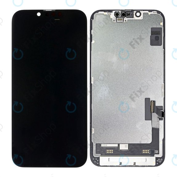 Kijelző In-Cell FHD iPhone 14, Érintőüveg kerettel, FixPremium