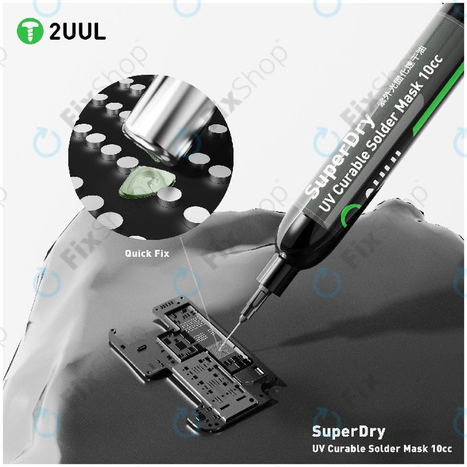 UV-re kötő forrasztásgátló lakk, 2UUL SC55, 10cc