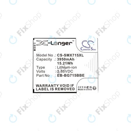 Samsung Galaxy Xcover Pro G715F - Akkumulátor EB-BG715BB 3950mAh HQ