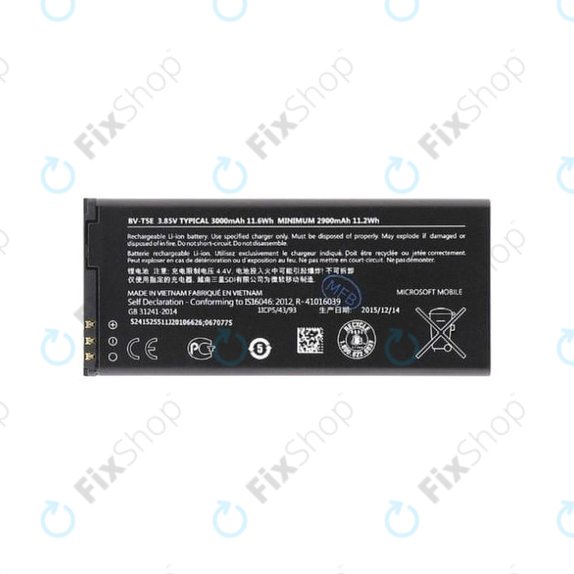Microsoft Lumia 950/950 LTE, 950 Dual - Akkumulátor BV-T5E 3000mAh