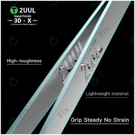 Precíziós csipesz, 3D-X kézi megmunkálású, 2UUL TW02