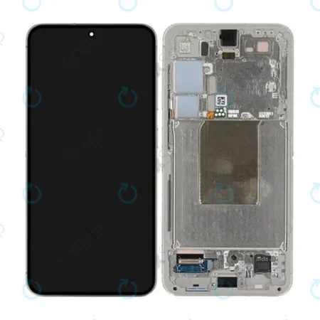 Samsung Galaxy S24 S921B - LCD Kijelző + Érintőüveg + Keret (Amber Yellow) - GH82-33287D Genuine Service Pack