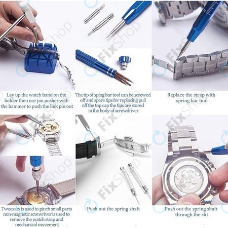 Órajavító szerszámkészlet - 185db