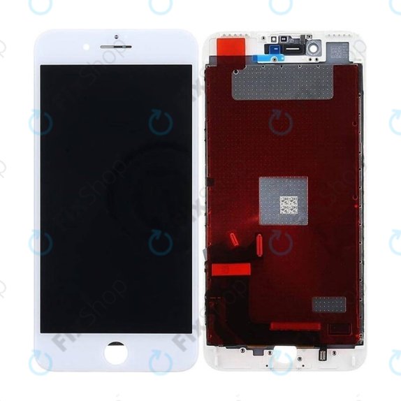 Kijelző In-Cell iPhone 7 Plus, White, Érintőüveg kerettel, FixPremium