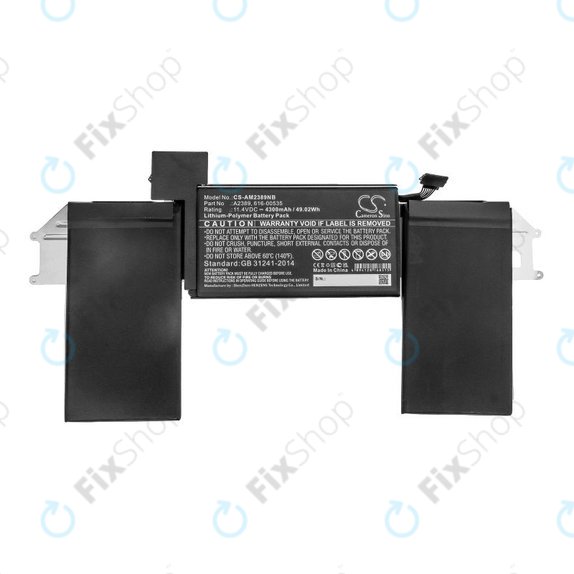 Apple MacBook Air 13" A2337 (2020) - Akkumulátor A2389 4300mAh HQ