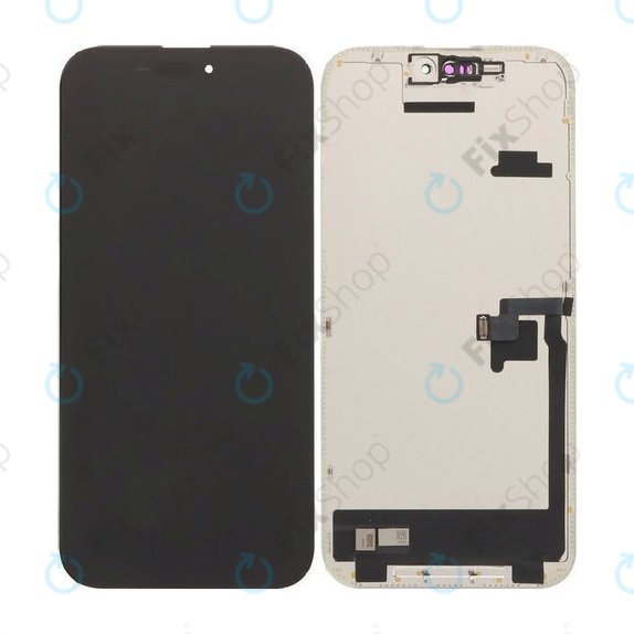 Kijelző Soft OLED 120Hz iPhone 16 Pro, Érintőüveg kerettel, FixPremium PRO