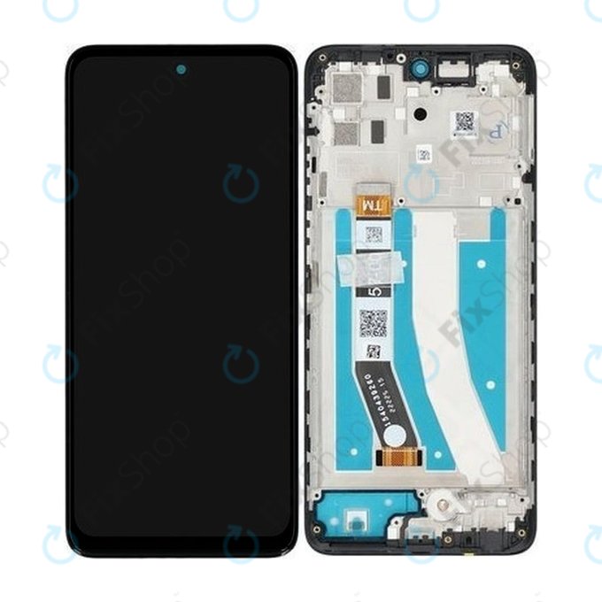 Motorola Moto G32 XT2235 - LCD Kijelző + Érintőüveg + Keret (Mineral Grey) - 5D68C21151 Genuine Service Pack
