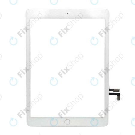 Apple iPad Air, iPad (5th Gen 2017) - Érintőüveg + Home/Kezdőlap gomb (White)