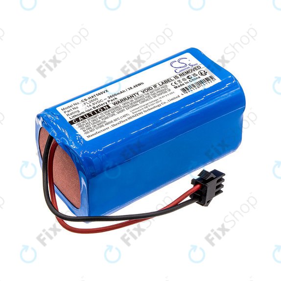 Akkumulátor Eufy Robovac 11, Haier TAB T550, Haier TAB560, 2600mAh, Li-ion, 14.8V, FL2600, HQ