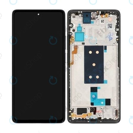 Xiaomi 11T, 11T Pro - LCD Kijelző + Érintőüveg + Keret (Black) OLED