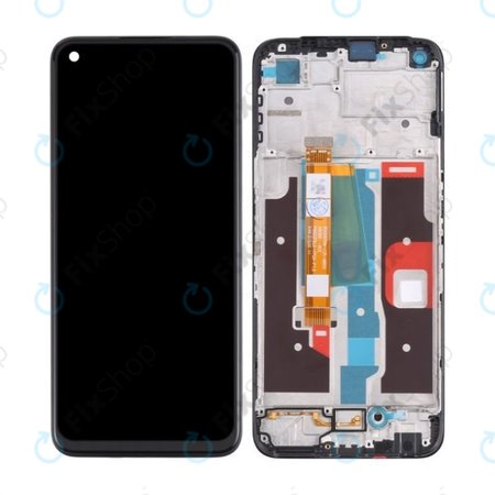 Realme 8i RMX3151 - LCD Kijelző + Érintőüveg + Keret TFT