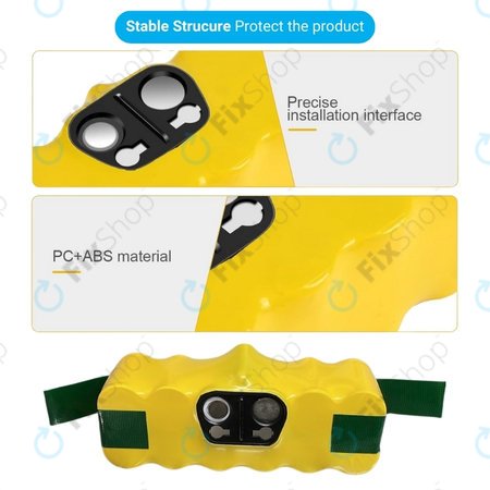 iRobot Roomba 500, 600, 700, 800, 900-series, R3, Scooba 450, Vileda 137173 - Akkumulátor 11702, GD-Roomba-500, VAC-500NMH-33 Ni-MH 14.4V 3300mAh