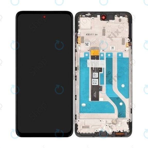 Motorola Edge 20 LIte XT2139 - LCD Kijelző + Érintőüveg + Keret - 5D68C19271 Genuine Service Pack